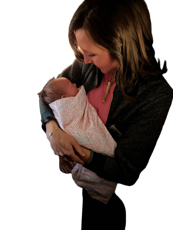 Mother With Newborn Vinyl Car Decal Sticker – Waterproof & UV-Resistant 8" Mother With Newborn Vinyl Car Decal Sticker – Waterproof & UV-Resistant 8"