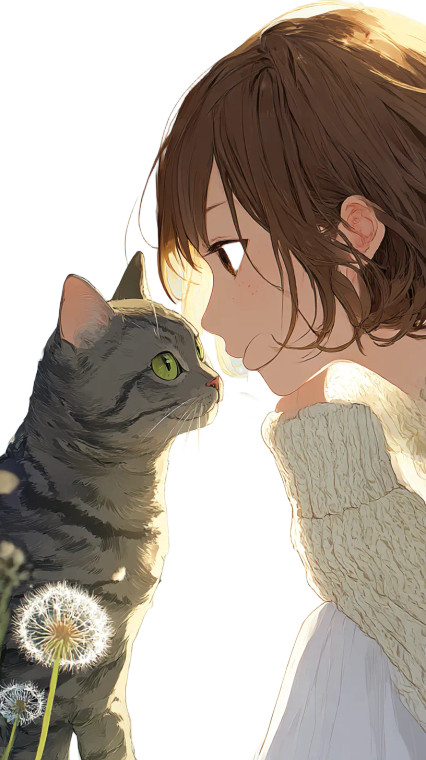 Intimate Portrait Duo Vinyl Car Decal Sticker – Waterproof & UV-Resistant 8"