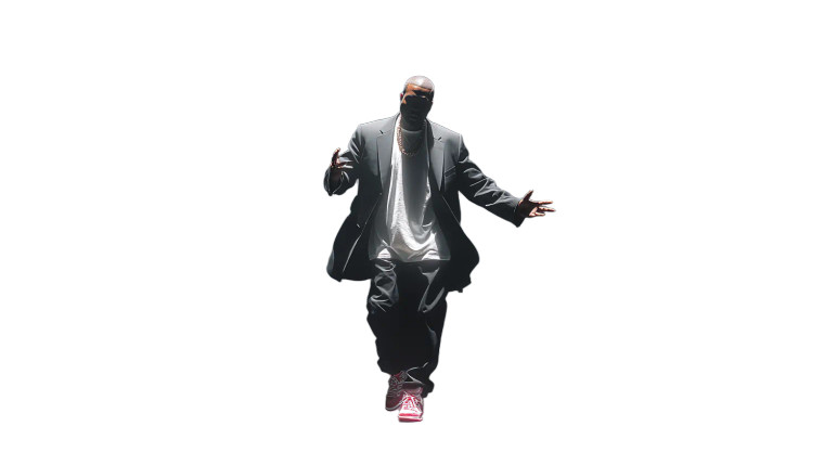 Kanye West Glowing Vinyl Car Decal Sticker – Waterproof & UV-Resistant 8"