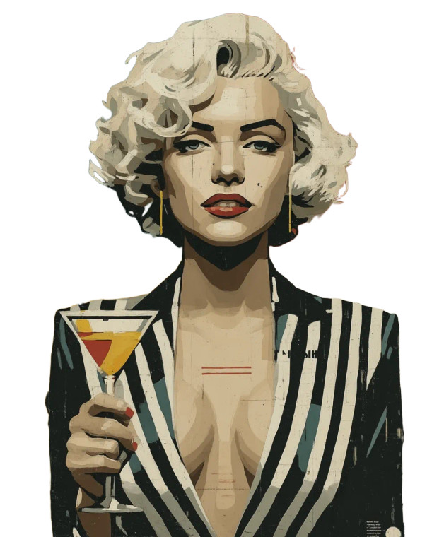 Elegant Blonde Lady V2 Vinyl Car Decal Sticker – Waterproof & UV-Resistant 8"