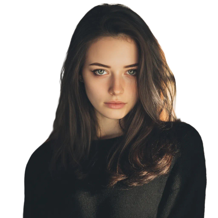 Serious Young Woman V3 Vinyl Car Decal Sticker – Waterproof & UV-Resistant 8" Serious Young Woman V3 Vinyl Car Decal Sticker – Waterproof & UV-Resistant 8"