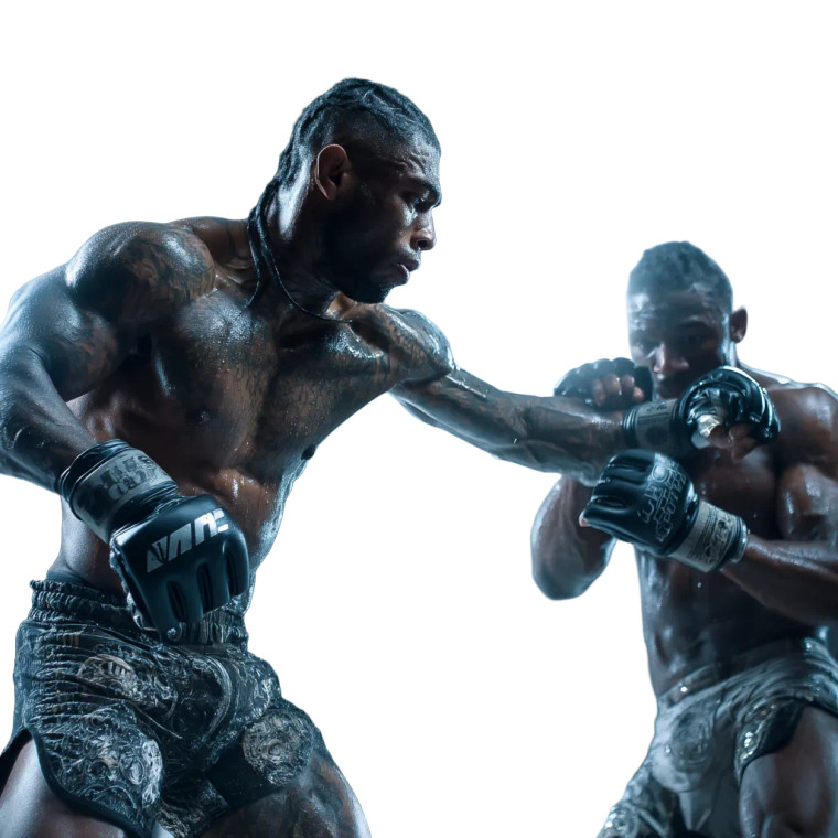 Mma Fighters V2 Vinyl Car Decal Sticker – Waterproof & UV-Resistant 8"