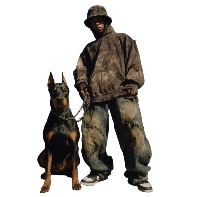 Gangster Boy Portrait Vinyl Car Decal Sticker – Waterproof & UV-Resistant 8"
