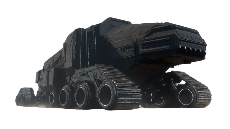 Alien Construction Vehicle Vinyl Car Decal Sticker – Waterproof & UV-Resistant 8"