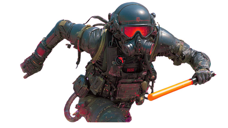 Cyberpunk Soldier V16 Vinyl Car Decal Sticker – Waterproof & UV-Resistant 8"