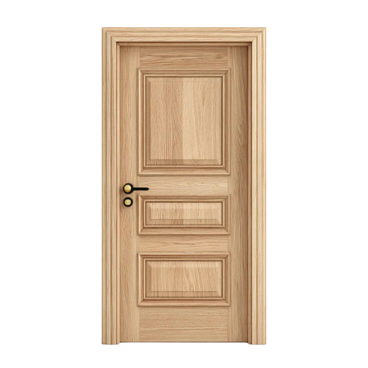Classic Wooden Door Vinyl Car Decal Sticker – Waterproof & UV-Resistant 8"