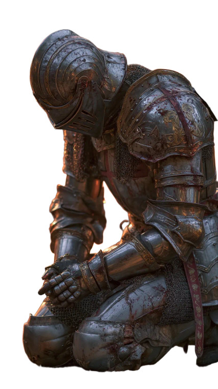 Reflective Knight Vinyl Car Decal Sticker – Waterproof & UV-Resistant 8"