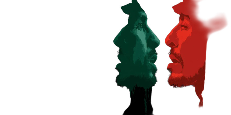 Arabian Face Reversal Vinyl Car Decal Sticker – Waterproof & UV-Resistant 8"