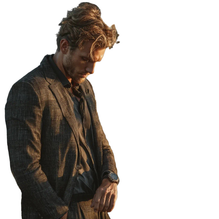 Stressed Businessman V4 Vinyl Car Decal Sticker – Waterproof & UV-Resistant 8"