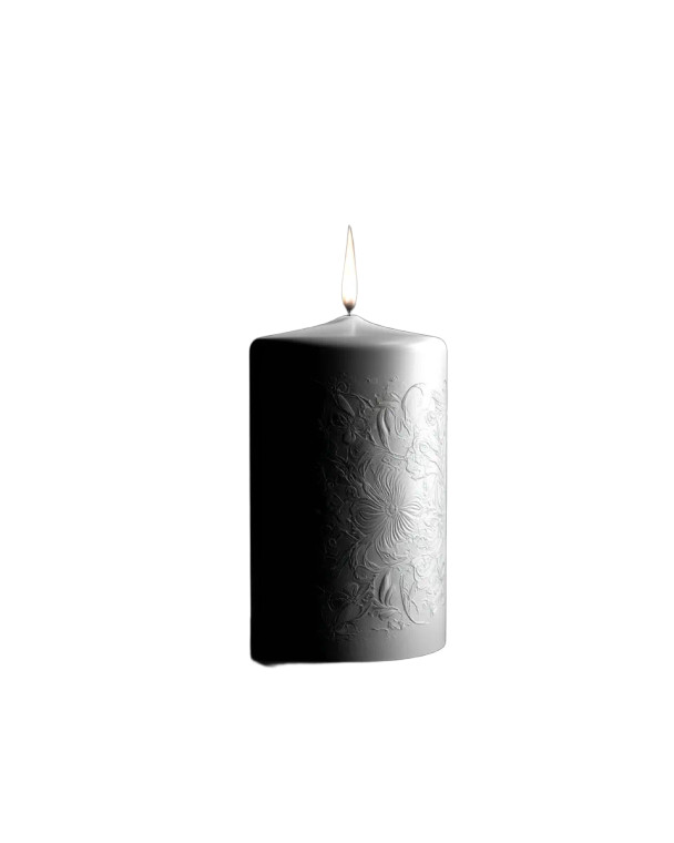 Elegant Candle Mockup Vinyl Car Decal Sticker – Waterproof & UV-Resistant 8"