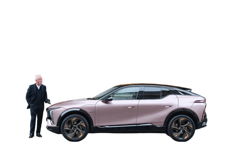 Pastel Purple Suv Vinyl Car Decal Sticker – Waterproof & UV-Resistant 8"