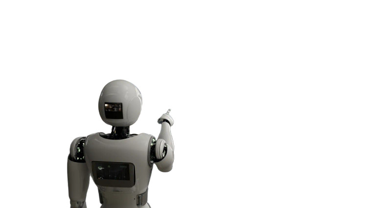 Ai Humanoid Robot Vinyl Car Decal Sticker – Waterproof & UV-Resistant 8"