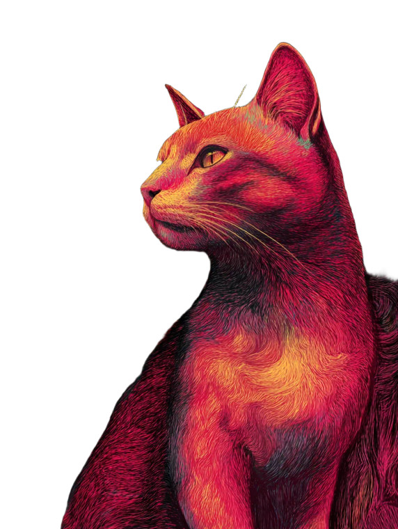 A Cat V31 Vinyl Car Decal Sticker – Waterproof & UV-Resistant 8"