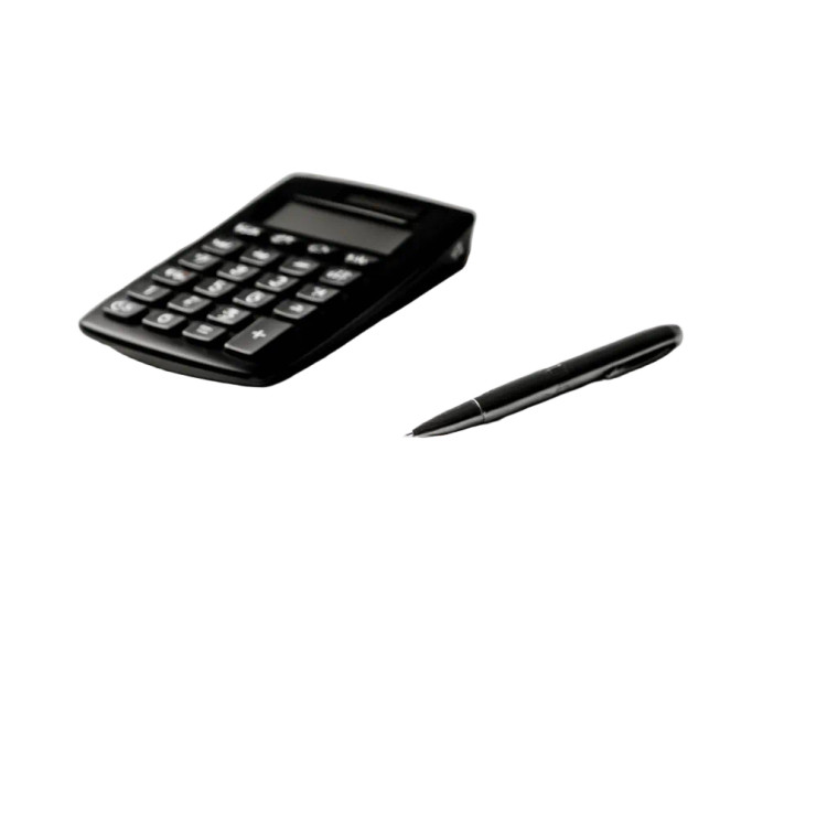Calculator And Excel Paper Vinyl Car Decal Sticker – Waterproof & UV-Resistant 8"