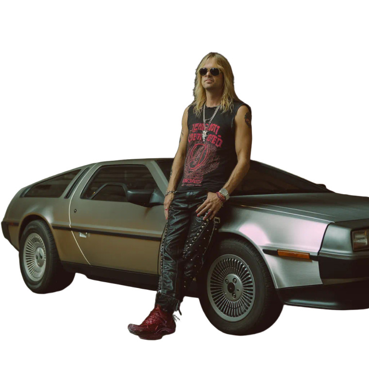 Richie Faulkner Delorean Vinyl Car Decal Sticker – Waterproof & UV-Resistant 8"