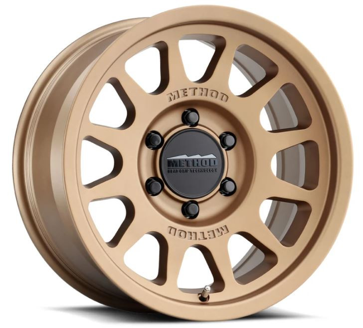 Upgrade Your Ride with Method Race Wheels 703 Trail Series Wheel | Bronze With Black Bead Lock Ring | Compatible With TPMS