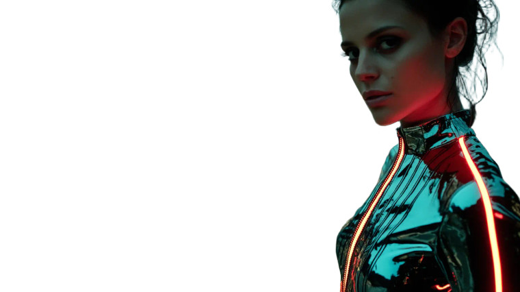 Cyberpunk Model V3 Vinyl Car Decal Sticker – Waterproof & UV-Resistant 8"