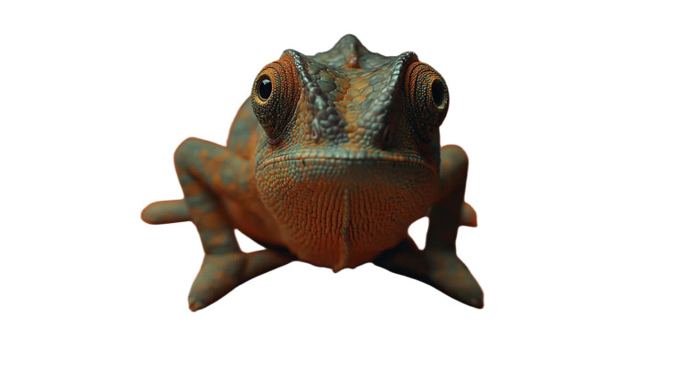 Chameleon On Suv Vinyl Car Decal Sticker – Waterproof & UV-Resistant 8"