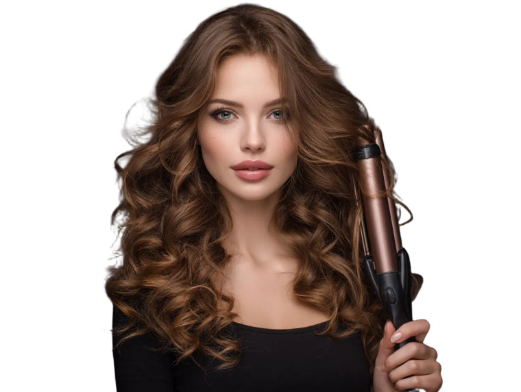 Woman With Curling Iron Vinyl Car Decal Sticker – Waterproof & UV-Resistant 8" Woman With Curling Iron Vinyl Car Decal Sticker – Waterproof & UV-Resistant 8"