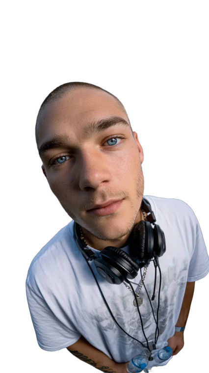 Stylish Urban Portrait V8 Vinyl Car Decal Sticker – Waterproof & UV-Resistant 8"