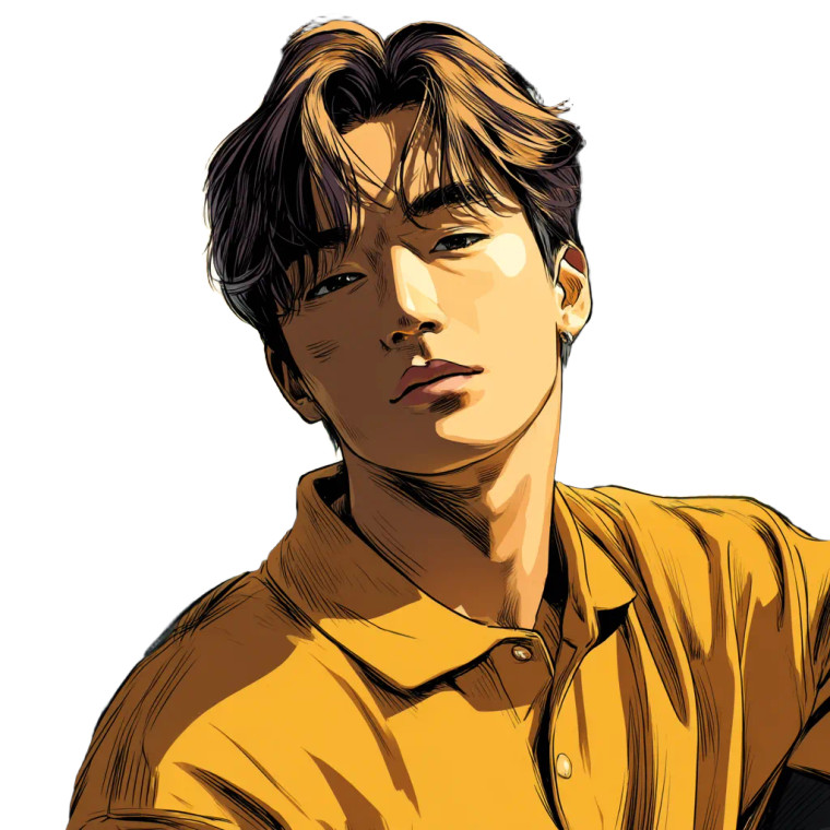 Korean Kpop Idol V4 Vinyl Car Decal Sticker – Waterproof & UV-Resistant 8"