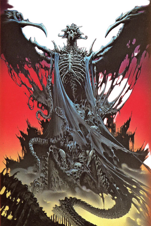 Skeletal Dragon Goddess Vinyl Car Decal Sticker – Waterproof & UV-Resistant 8"