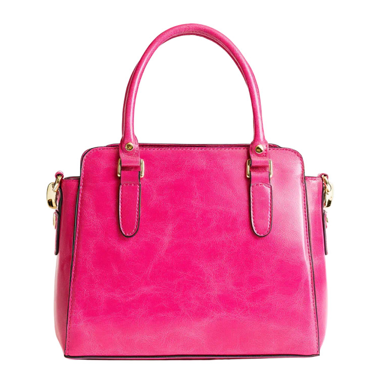 Pink Vegan Handbag Vinyl Car Decal Sticker – Waterproof & UV-Resistant 8"