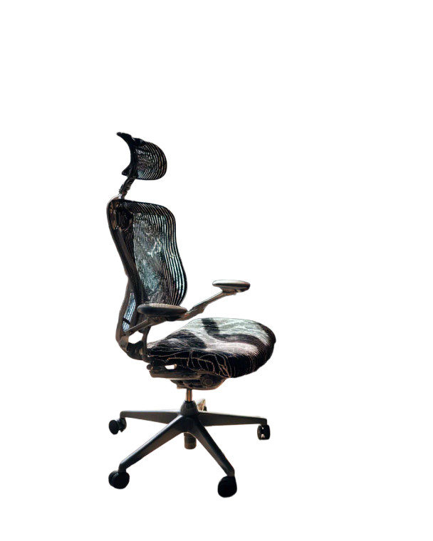 Ergonomic Office Chair Vinyl Car Decal Sticker – Waterproof & UV-Resistant 8"