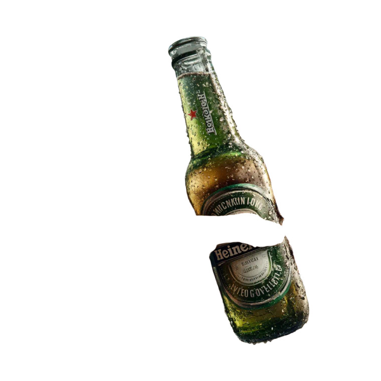 Heineken On Beach Vinyl Car Decal Sticker – Waterproof & UV-Resistant 8"