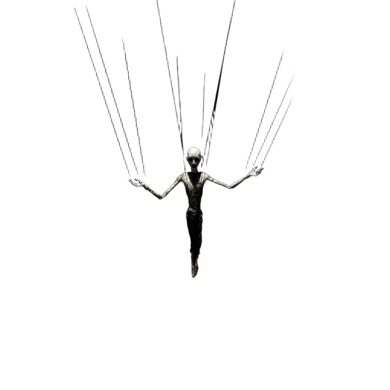 Spinning Marionette Vinyl Car Decal Sticker – Waterproof & UV-Resistant 8"