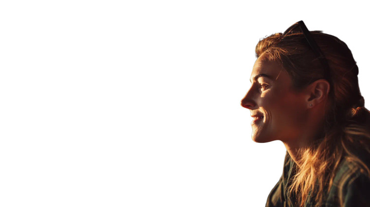 Smiling Truck Driver V2 Vinyl Car Decal Sticker – Waterproof & UV-Resistant 8"