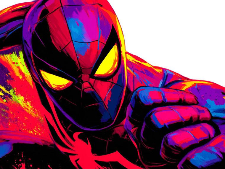 Spider-Man Art Vinyl Car Decal Sticker – Waterproof & UV-Resistant 8"
