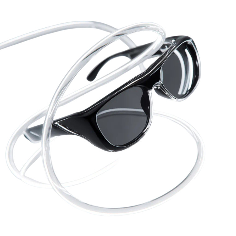 Futuristic Led Sunglasses Vinyl Car Decal Sticker – Waterproof & UV-Resistant 8"