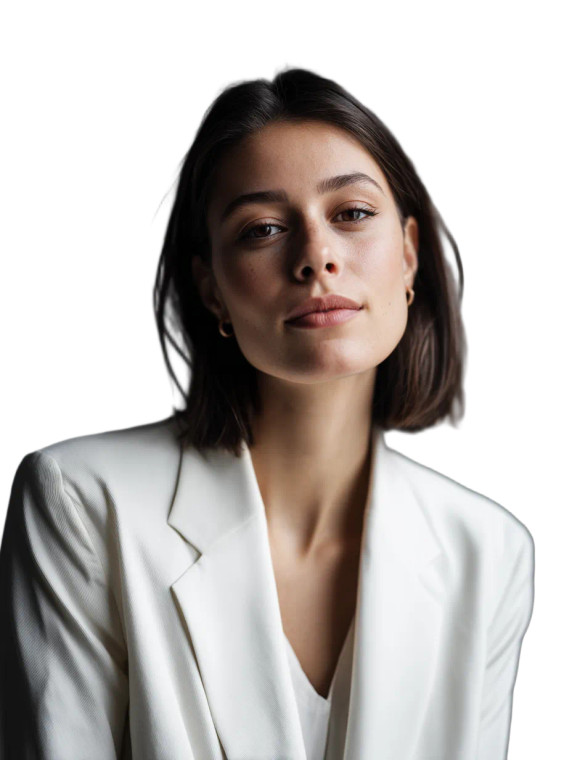 Elegant Young Woman V19 Vinyl Car Decal Sticker – Waterproof & UV-Resistant 8"