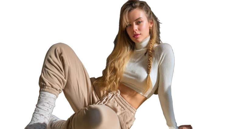 Scandinavian Model Vinyl Car Decal Sticker – Waterproof & UV-Resistant 8"