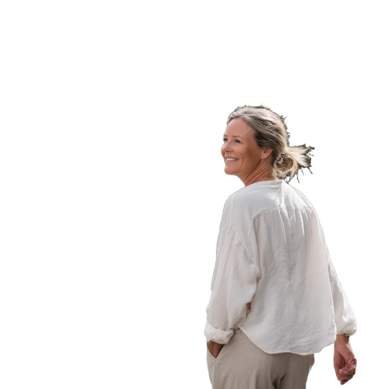 Woman Walking Alone Vinyl Car Decal Sticker – Waterproof & UV-Resistant 8"