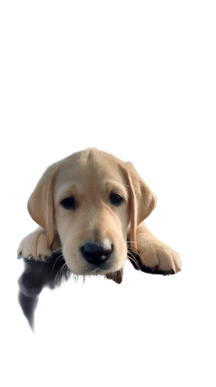 Labrador On Genesis Vinyl Car Decal Sticker – Waterproof & UV-Resistant 8"