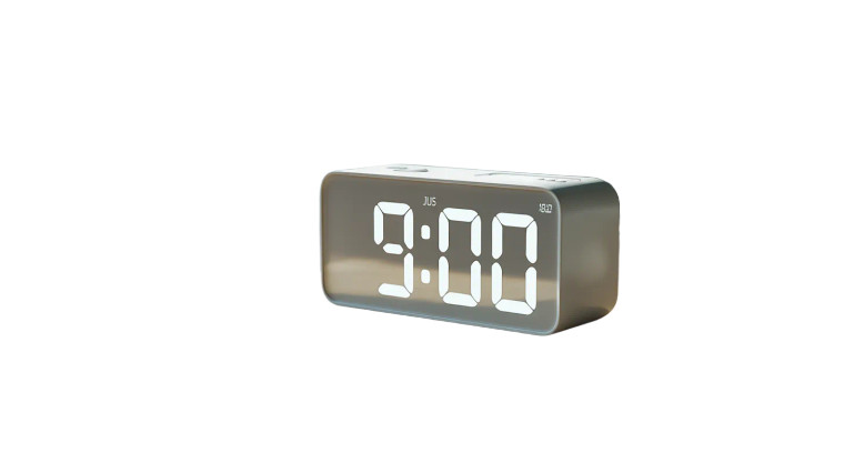 Digital Clock Display Vinyl Car Decal Sticker – Waterproof & UV-Resistant 8"