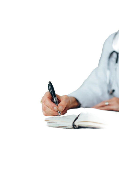 Doctor Writing Notes Vinyl Car Decal Sticker – Waterproof & UV-Resistant 8"