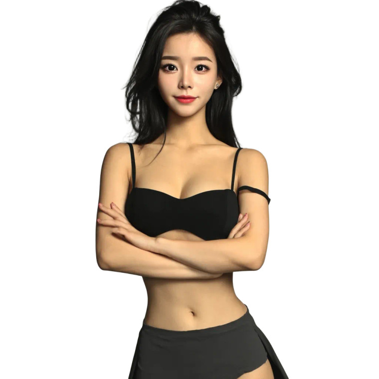 Korean Skin Model V2 Vinyl Car Decal Sticker – Waterproof & UV-Resistant 8"