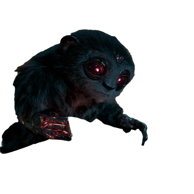 Cybernetic Dark Creature Vinyl Car Decal Sticker – Waterproof & UV-Resistant 8"