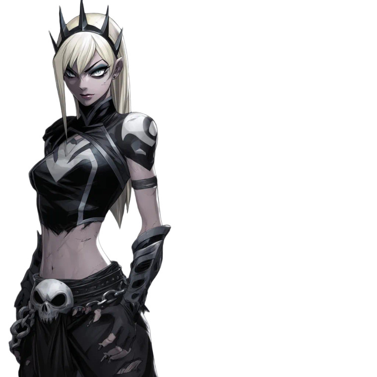 Zombie Queen Magik Vinyl Car Decal Sticker – Waterproof & UV-Resistant 8"