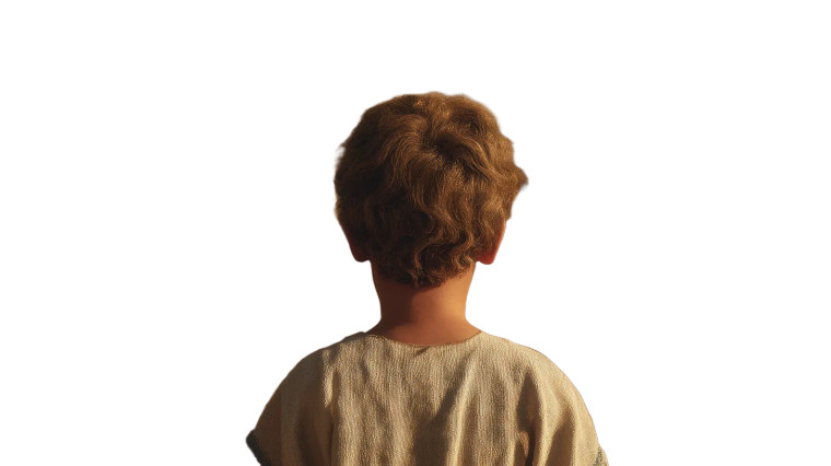 Child At Temple Vinyl Car Decal Sticker – Waterproof & UV-Resistant 8"