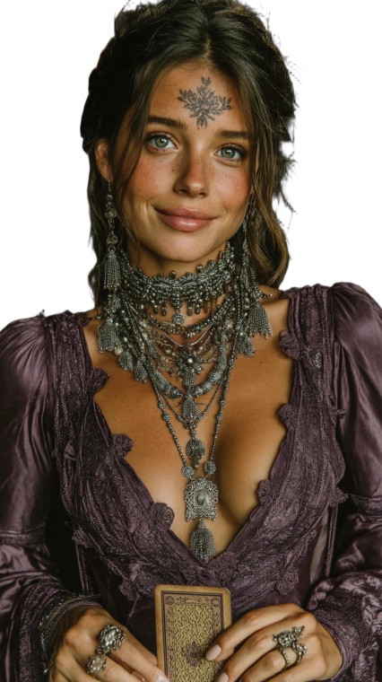 Mystical Diviner Vinyl Car Decal Sticker – Waterproof & UV-Resistant 8"