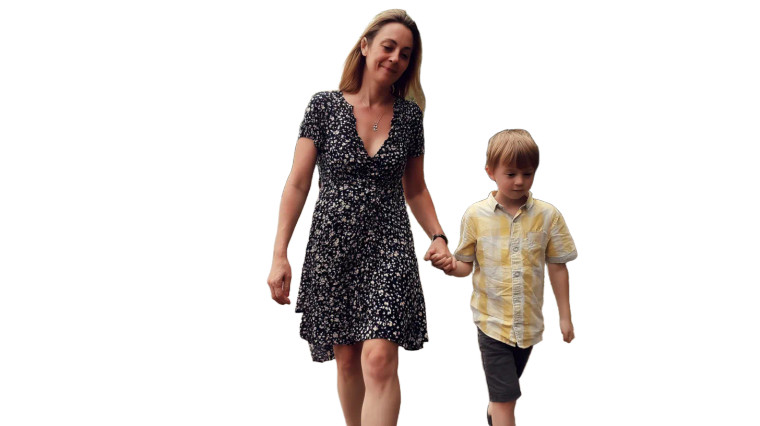 Mother And Son V16 Vinyl Car Decal Sticker – Waterproof & UV-Resistant 8"