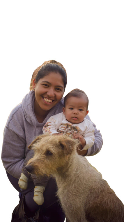 Joyful Family Portrait V4 Vinyl Car Decal Sticker – Waterproof & UV-Resistant 8"