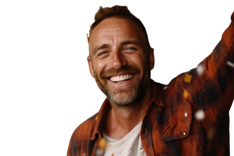 Celebrating Team Success Vinyl Car Decal Sticker – Waterproof & UV-Resistant 8"