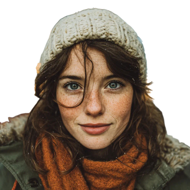 Winter Fashion Portrait Vinyl Car Decal Sticker – Waterproof & UV-Resistant 8" Winter Fashion Portrait Vinyl Car Decal Sticker – Waterproof & UV-Resistant 8"