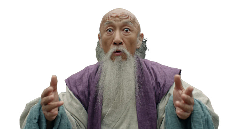 Surprised Old Man V2 Vinyl Car Decal Sticker – Waterproof & UV-Resistant 8"