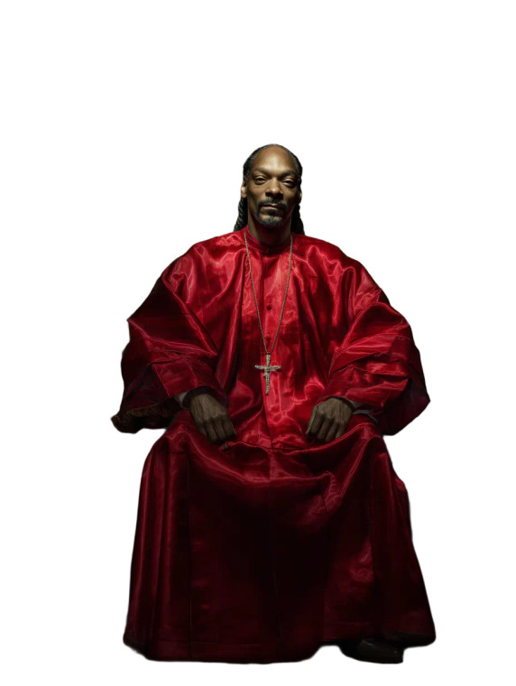 Snoop Dogg As Pope Vinyl Car Decal Sticker – Waterproof & UV-Resistant 8"